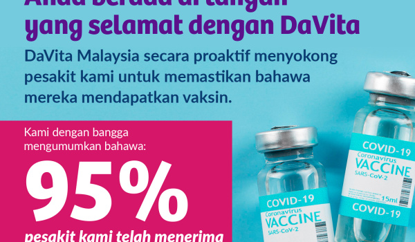 Usaha Vaksinasi COVID-19 DaVita Malaysia