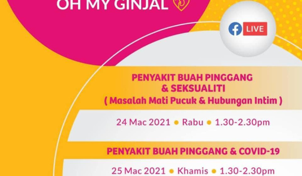 World Kidney Day 2021 - Oh My Ginjal! (OMG!) – Live Forum